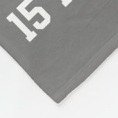 Couverture Polaire 15 ans au travail 15e anniversaire de travail (Coin)