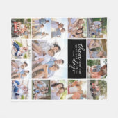 Couverture Polaire 15 Photo Collage Ce Sont De Bons Anciens Jours (Devant (Horizontal))