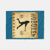 Couverture Polaire 1846 Hoboken New Jersey Baseball  (Devant (Horizontal))