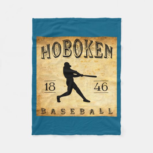 Couverture Polaire 1846 Hoboken New Jersey Baseball  (Devant)
