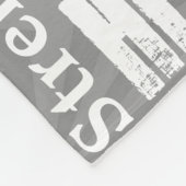 Couverture Polaire 18 Noms ou mots personnalisés Meilleures Voix pola (Coin)