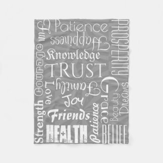 Couverture Polaire 18 Noms ou mots personnalisés Meilleures Voix pola