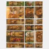 Couverture Polaire 18 Photo Collage Modèle personnalisé (Devant)