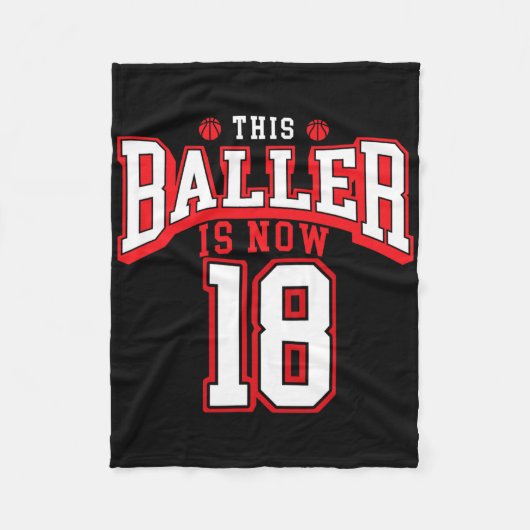 Couverture Polaire 18e anniversaire Bysketbyll Lover 18 ans Anniversa (Devant)