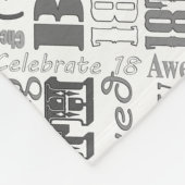 Couverture Polaire 18e anniversaire des cadeaux personnalisés (Coin)