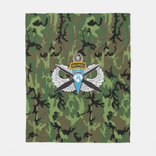 Couverture Polaire 18e corps aéroporté Recondo Camo Blanket