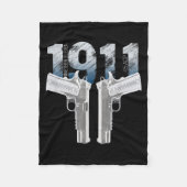 Couverture Polaire 1911 Handgun Pro Gun 2nd Amendment Gift  (Devant)