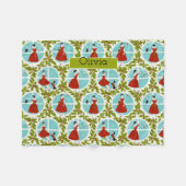 Couverture Polaire 1950's Vintage Christmas (Devant (Horizontal))