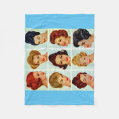 Couverture Polaire 1960 s hairstyles grid (Devant)