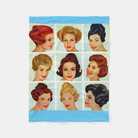 Couverture Polaire 1960 s hairstyles grid (Devant)