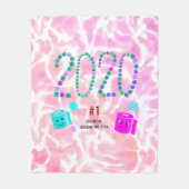 Couverture Polaire #1 Élément de quarantaine essentiel en rose 2 (Devant)