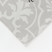 Couverture Polaire 1 Photo avec Motif et texte en carreaux de ferme (Coin)