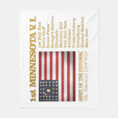 Couverture Polaire 1ère Infanterie volontaire du Minnesota (BH) (Devant)