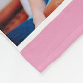 Couverture Polaire 2023 Graduation senior Portrait Photo Collage Pink (Coin)