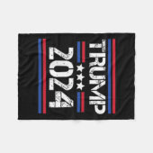 Couverture Polaire 2024 2 Côté Je vote Condamné Felon (Devant (Horizontal))