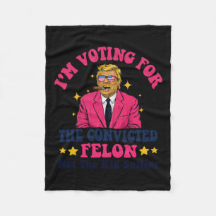 Couverture Polaire 2024 Condamné Felon - Je vote Condamné Felon