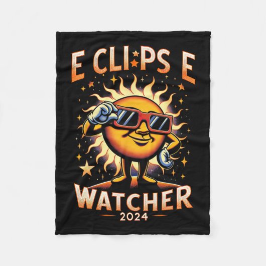 Couverture Polaire 2024 Total Solaire Eclipse Watcher Solaire Porteur (Devant)
