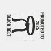 Couverture Polaire 2025 Black Belt Achievement Tang Soo Do Karate Tae (Devant (Horizontal))