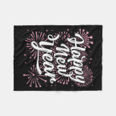 Couverture Polaire 2026 Happy New Year Eve Party Firework Men Women K (Devant (Horizontal))
