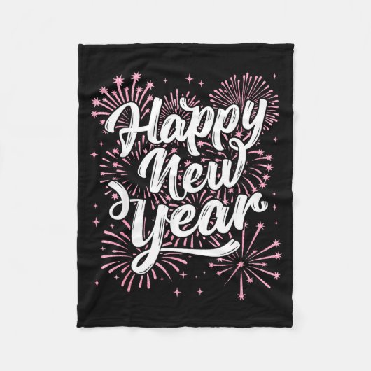 Couverture Polaire 2026 Happy New Year Eve Party Firework Men Women K (Devant)