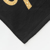 Couverture Polaire 2026 Happy New Year Festive Top Hat Balloon Firewo (Coin)