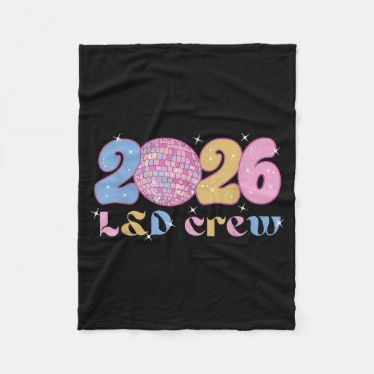 Couverture Polaire 2026 L&d Crew New Years Eve Labor And Delivery (Devant)