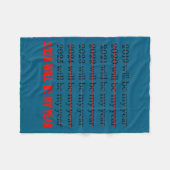 Couverture Polaire 2026 Will Be My Year Funny Humor New Year Quote  (Devant (Horizontal))