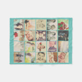 Couverture Polaire 20 photos collage personnalisé (Devant (Horizontal))