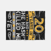 Couverture Polaire 20e Anniversaire 20 ans en Et elle a eu ' ; t K (Devant (Horizontal))