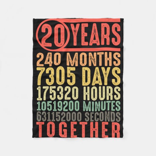 Couverture Polaire 20e anniversaire du Mariage Lui ses couples corres (Devant)