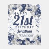 Couverture Polaire 21e anniversaire Marine Ballons (Devant)