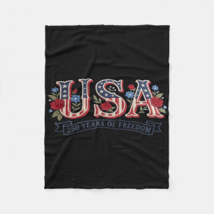 Couverture Polaire 250 Ans Américain 1776 2026 250e Usa Anniversaire 