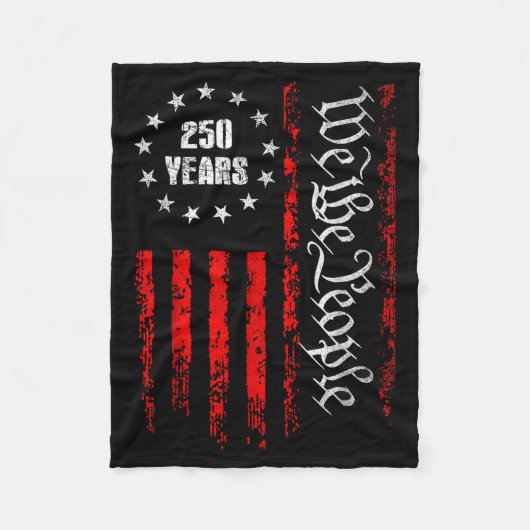 Couverture Polaire 250 Years 1776-2026 250th Birthday Usa Patriotic 4 (Devant)