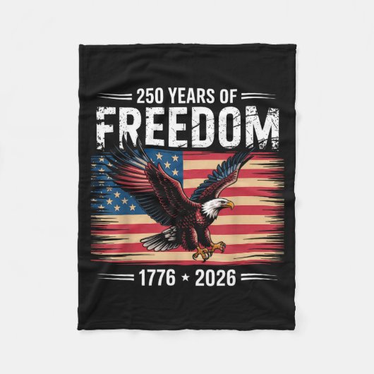 Couverture Polaire 250th American Anniversary 2026 Years Of Freedom  (Devant)
