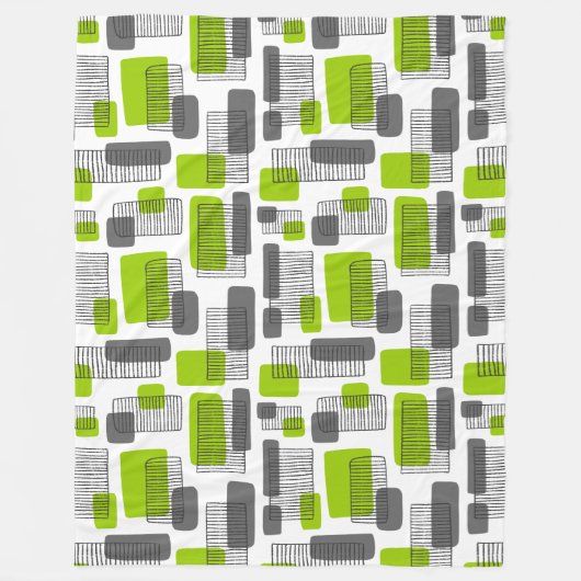 Couverture Polaire 251215 - Vert et gris (Devant)