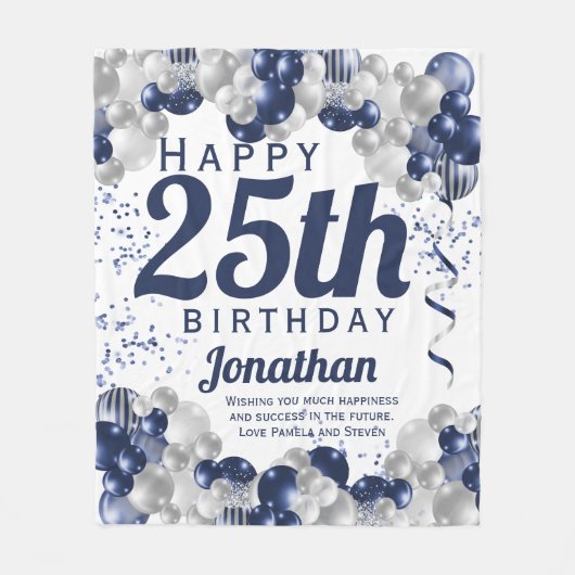 Couverture Polaire 25e anniversaire Ballons de la Marine (Devant)