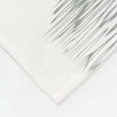 Couverture Polaire 25e anniversaire mariage cygnes blancs en amour (Coin)