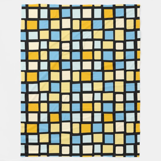 Couverture Polaire 270215 Rectangles irrégulières - Couleur 02 0n Noi (Devant)