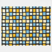 Couverture Polaire 270215 Rectangles irrégulières - Couleur 02 0n Noi (Devant (Horizontal))