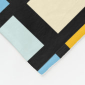 Couverture Polaire 270215 Rectangles irrégulières - Couleur 02 0n Noi (Coin)