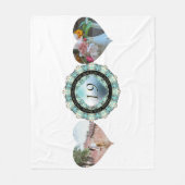 Couverture Polaire 2 Photos 19e anniversaire de Mariage Cadres cardia (Devant)