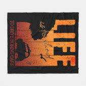 Couverture Polaire 2CV Oldtimer Life est trop court pour conduire des (Devant (Horizontal))