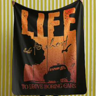 Couverture Polaire 2CV Oldtimer Life est trop court pour conduire des