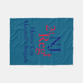 Couverture Polaire 2nd New Jersey Regiment  (Devant (Horizontal))