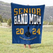 30"x40" School Band Senior Mom Stadium