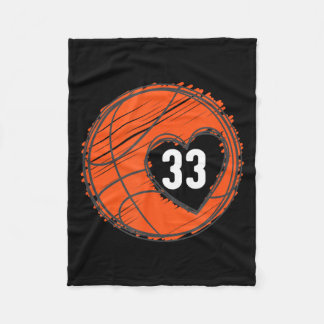 Couverture Polaire 33 Numéro 33 - Graphique de baseball disant Ball B