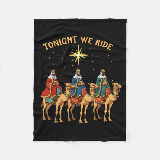 Couverture Polaire 3 Wise Men Tonight We Ride Christmas  (Devant)