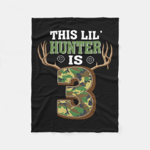 Couverture Polaire 3e Anniversaire Chasse Cerf 3 Anniversaire Chasseu