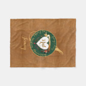 Couverture Polaire 3e anniversaire du Mariage Image en cuir (Devant (Horizontal))