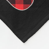 Couverture Polaire 3rd Grade Vibes Teacher Buffalo Red Plaid Reindeer (Coin)